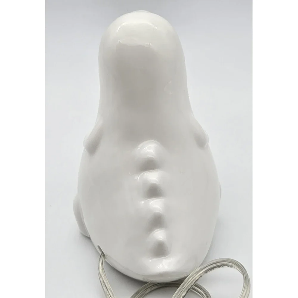 Hobby Lobby Dinosaur Night Light Plug In White Ceramic Kids Nursery‎ Decor Lamp